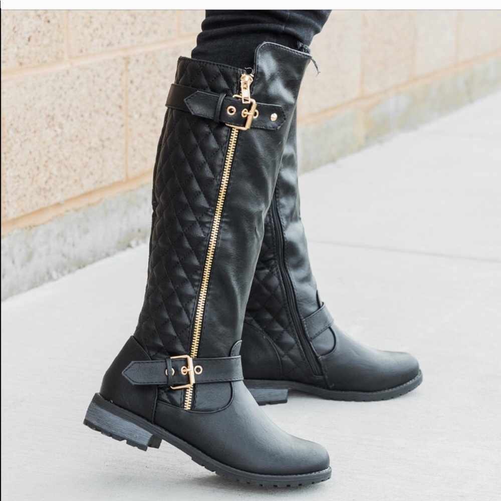 Black boots